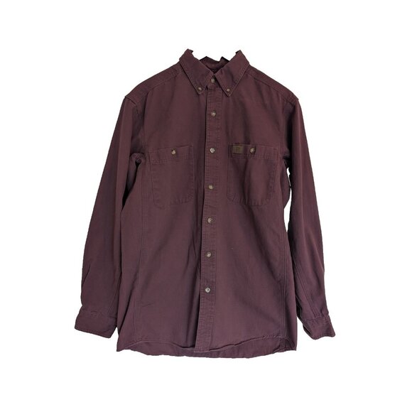 Wrangler Riggs workwear shirt purple size M workwear - Picture 1 of 5